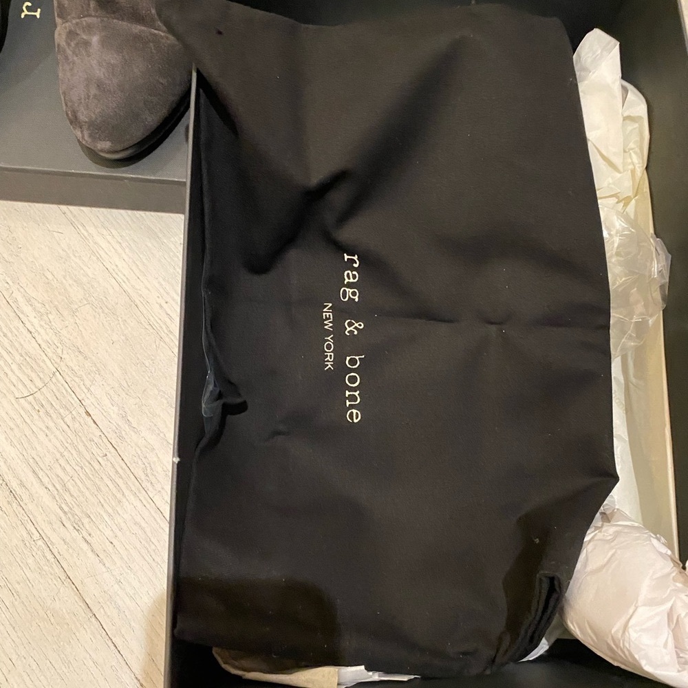 Rag&Bone Harrow Boot In A Asphalt Suede Size 8.5 - image 7